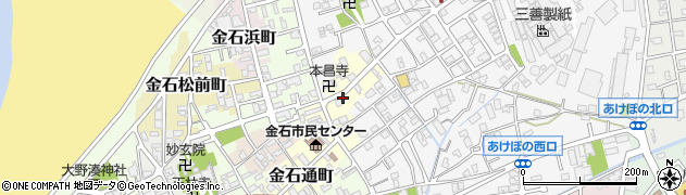 石川県金沢市金石上越前町周辺の地図
