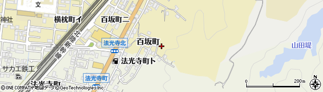 石川県金沢市百坂町周辺の地図