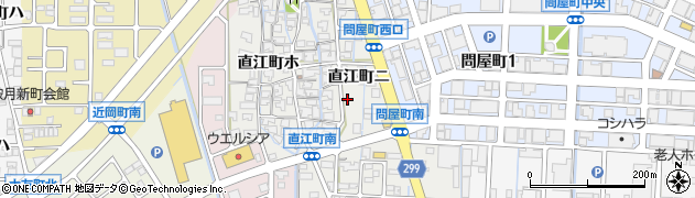 石川県金沢市直江町ニ3周辺の地図