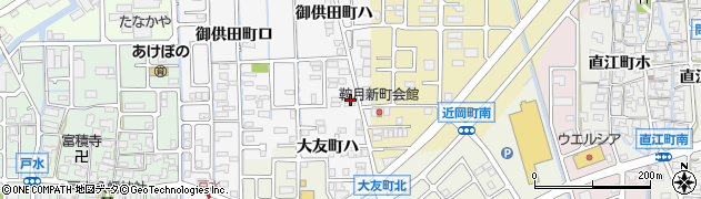 石川県金沢市御供田町ハ50周辺の地図