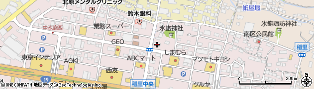 ココラデ 長野稲里店周辺の地図
