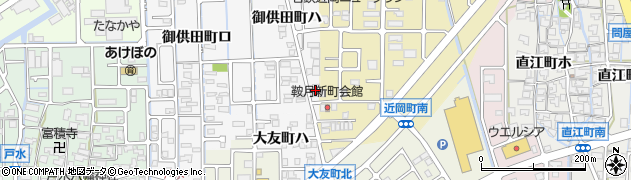石川県金沢市御供田町ハ55周辺の地図
