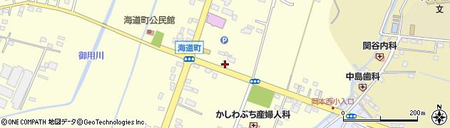 栃木県宇都宮市海道町125周辺の地図