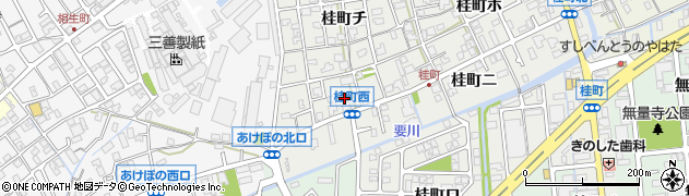 石川県金沢市桂町リ周辺の地図