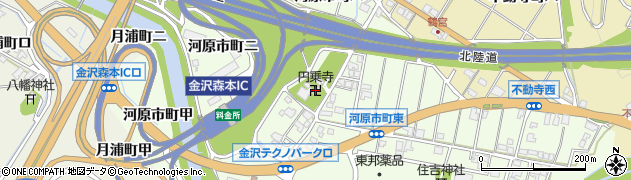 石川県金沢市河原市町ハ周辺の地図