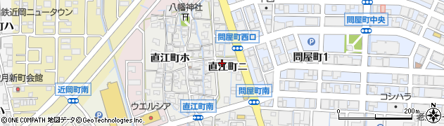 石川県金沢市直江町ニ6周辺の地図