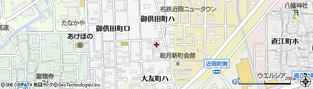 石川県金沢市御供田町（ハ）周辺の地図