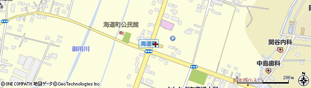 栃木県宇都宮市海道町123周辺の地図