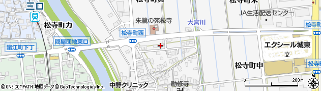 石川県金沢市松寺町（寅）周辺の地図