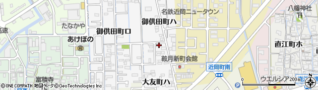 石川県金沢市御供田町ハ46周辺の地図