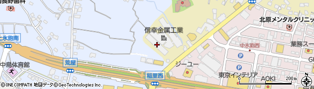 長野県長野市稲里町中氷鉋4周辺の地図