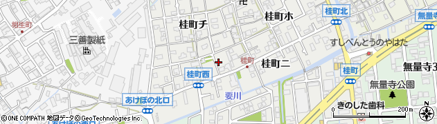 石川県金沢市桂町リ61周辺の地図