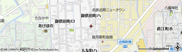 石川県金沢市御供田町ハ45周辺の地図