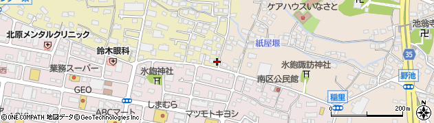 長野県長野市稲里町中氷鉋543周辺の地図