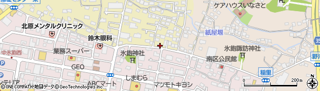 長野県長野市稲里町中氷鉋538周辺の地図