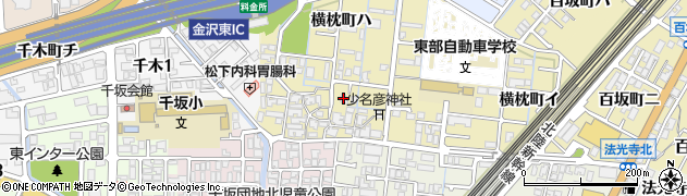 石川県金沢市横枕町（ハ）周辺の地図