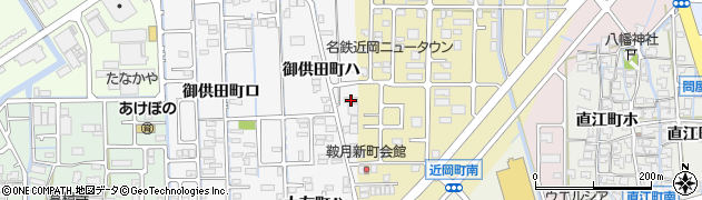 石川県金沢市御供田町ハ60周辺の地図