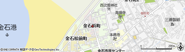 石川県金沢市金石浜町周辺の地図