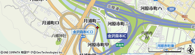 石川県金沢市河原市町ル周辺の地図
