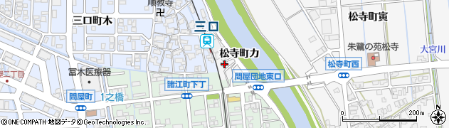 石川県金沢市松寺町（カ）周辺の地図