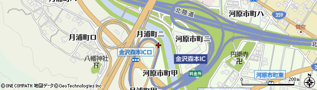 石川県金沢市河原市町（ル）周辺の地図