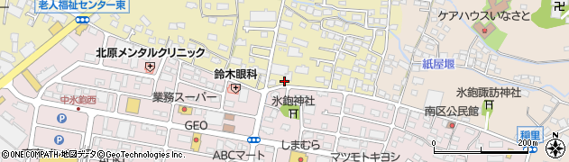 長野県長野市稲里町中氷鉋497周辺の地図