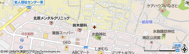 長野県長野市稲里町中氷鉋498周辺の地図