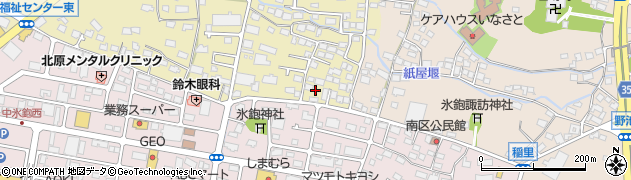 長野県長野市稲里町中氷鉋537周辺の地図