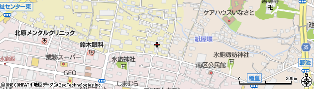 長野県長野市稲里町中氷鉋542周辺の地図