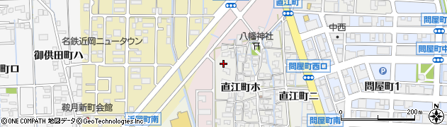 石川県金沢市直江町周辺の地図