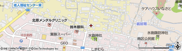 長野県長野市稲里町中氷鉋496周辺の地図