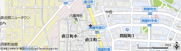 石川県金沢市直江町ニ10周辺の地図
