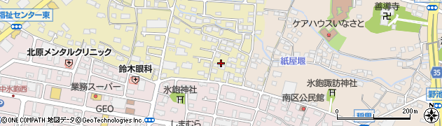 長野県長野市稲里町中氷鉋539周辺の地図