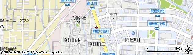 石川県金沢市直江町ニ25周辺の地図