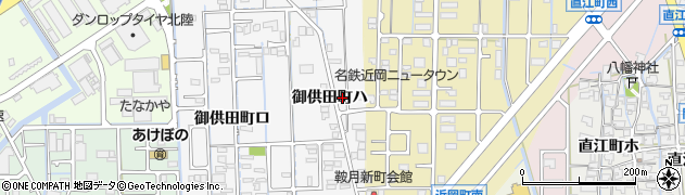 石川県金沢市御供田町ハ38周辺の地図