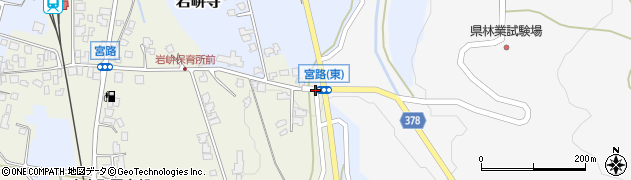 栃津周辺の地図