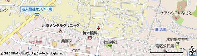 長野県長野市稲里町中氷鉋483周辺の地図