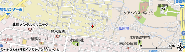 長野県長野市稲里町中氷鉋540周辺の地図