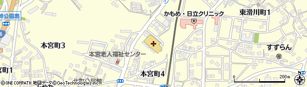 ホームセンター山新神峰店周辺の地図