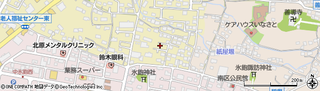 長野県長野市稲里町中氷鉋533周辺の地図