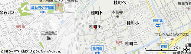 石川県金沢市桂町（チ）周辺の地図