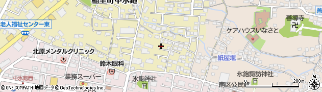 長野県長野市稲里町中氷鉋555周辺の地図