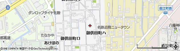 石川県金沢市御供田町ハ14周辺の地図