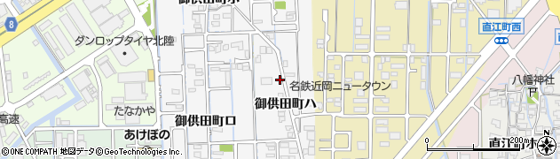 石川県金沢市御供田町ハ32周辺の地図