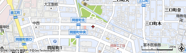 金沢市営　金沢自転車等保管庫周辺の地図
