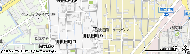 石川県金沢市御供田町ハ31周辺の地図