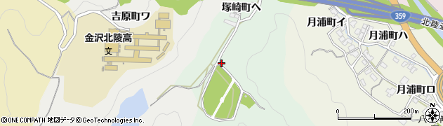 石川県金沢市塚崎町（ト）周辺の地図