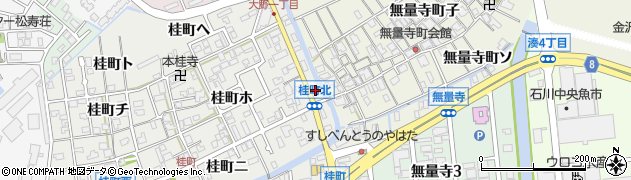石川県金沢市桂町（ホ）周辺の地図