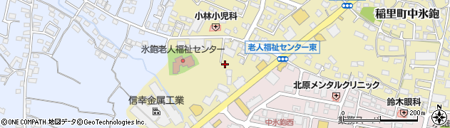 長野県長野市稲里町中氷鉋412周辺の地図