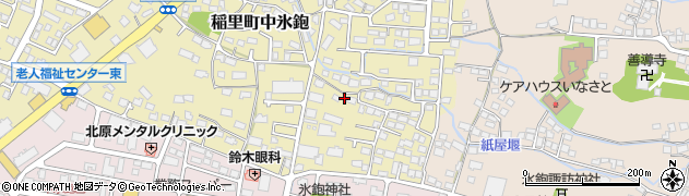 長野県長野市稲里町中氷鉋557周辺の地図